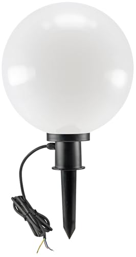 ChiliTec Kugelleuchte Gartenlampe 30cm mit Erdspieß für Aussen IP44 5m Kabel ohne Stecker - E27 Fassung Wetterfest Hitze- & Frost beständig - ohne Leuchtmittel ChiliTec Kugelleuchte Gartenlampe 30cm mit Erdspieß für Aussen IP44 5m Kabel ohne Stecker - E27 Fassung Wetterfest Hitze- & Frost beständig - ohne Leuchtmittel von ChiliTec