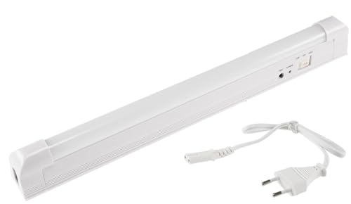 ChiliTec LED Notleuchte Akku 4Watt 230V 40x4x3cm Automatisches einschalten bei Stromausfall Notbeleuchtung mit Schalter Weiß von ChiliTec