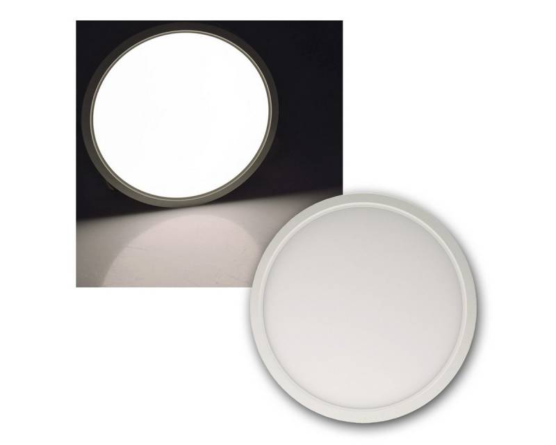 ChiliTec LED Deckenleuchte LED Deckenleuchte Santano 18W Ø22cm 1810lm neutral, neutralweiß ChiliTec LED Deckenleuchte LED Deckenleuchte Santano 18W Ø22cm 1810lm neutral, neutralweiß von ChiliTec