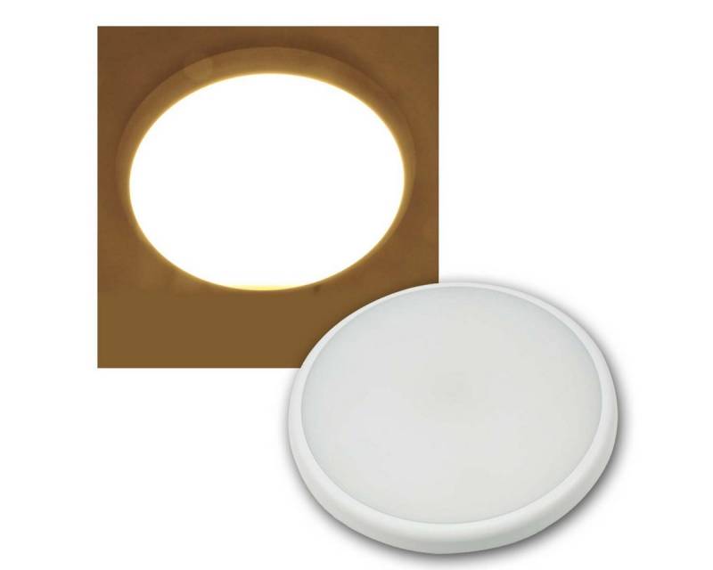 ChiliTec LED Deckenleuchte LED HF Deckenleuchte "SALAO 22" IP54 22W 2200lm ww, warmweiß von ChiliTec
