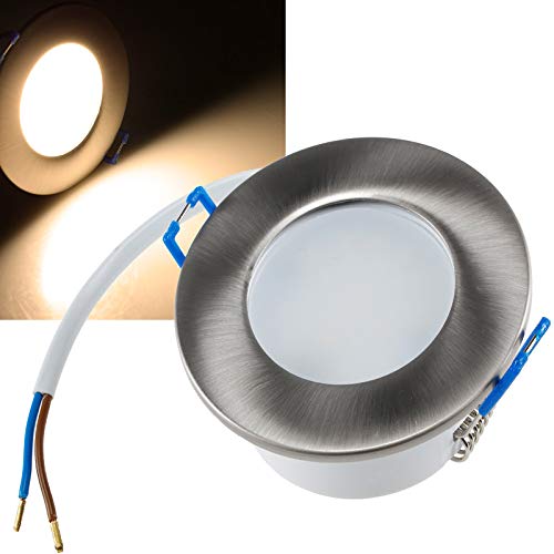 ChiliTec LED Einbauleuchte Spot für Badezimmer Küche IP44-5 Watt 230V 460Lm Einbauspot Beleuchtung für Feuchträume Licht Warmweiß von ChiliTec