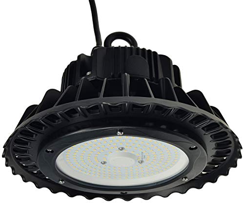 ChiliTec LED Hallen Strahler Industrie 200W 26.500lm 133 lm/W 4000K Schutzart IP65 für Innen- und Aussenbereich UFO Beleuchtung Leuchte High Bay Licht Tageslicht Weiß von ChiliTec