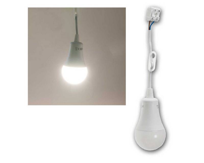 ChiliTec LED-Leuchtmittel Baustellen-Leuchte A60 mit 15cm Kabel 12W, 1130lm, neutralweiß ChiliTec LED-Leuchtmittel Baustellen-Leuchte A60 mit 15cm Kabel 12W, 1130lm, neutralweiß von ChiliTec