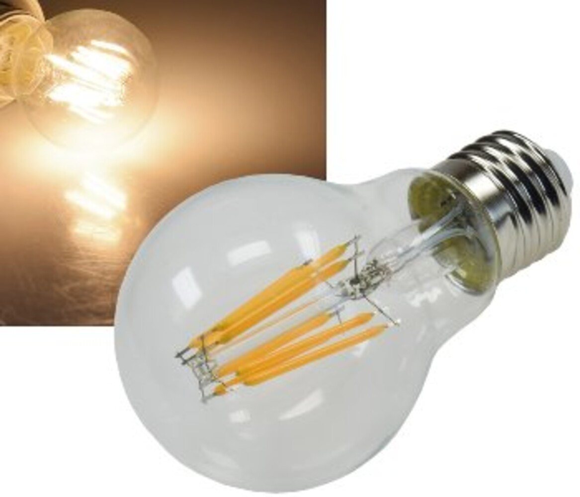 ChiliTec LED-Leuchtmittel E27, 8W, 3000K, 919lm, warmweiß, E, ø65mm, E27, warmweiß ChiliTec LED-Leuchtmittel E27, 8W, 3000K, 919lm, warmweiß, E, ø65mm, E27, warmweiß von ChiliTec