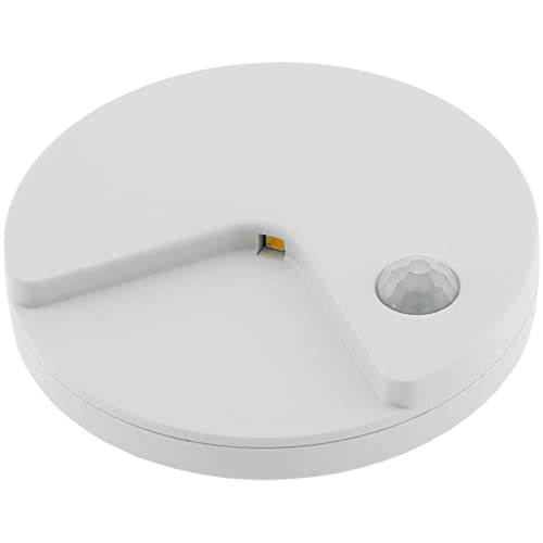 ChiliTec LED Nachtlicht mit Bewegungsmelder Akku Dämmerungssensor Flach 80x14mm Runde auflabdbare Akku-Leuchte mit 90° Sensor I Weiß ChiliTec LED Nachtlicht mit Bewegungsmelder Akku Dämmerungssensor Flach 80x14mm Runde auflabdbare Akku-Leuchte mit 90° Sensor I Weiß von ChiliTec