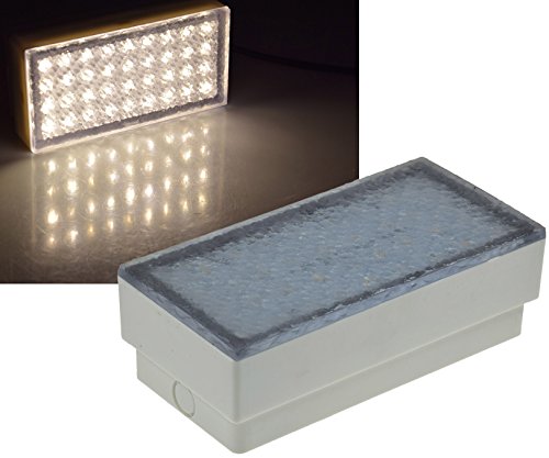 ChiliTec LED Pflasterstein Bodeneinbauleuchte 2 Stück Aussen 20x10x7cm 230V IP67 Befahrbar Wasserdicht Aussenbeleuchtung für Garten Einfahrt Terrasse Warmweiß ChiliTec LED Pflasterstein Bodeneinbauleuchte 2 Stück Aussen 20x10x7cm 230V IP67 Befahrbar Wasserdicht Aussenbeleuchtung für Garten Einfahrt Terrasse Warmweiß von ChiliTec