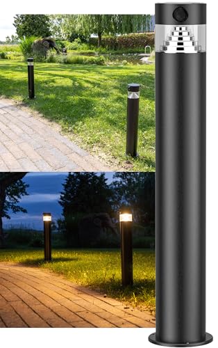 ChiliTec LED Solar Wegeleuchte 50cm SWL-AS50 Solarleuchte mit PIR Bewegungsmelder Aussenleuchte mit Solarzelle IP44 anthrazit von ChiliTec