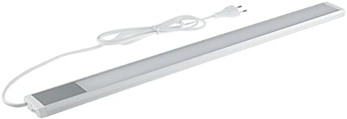 ChiliTec LED Unterbauleuchte Lichtleiste 60cm 10Watt 1430 Lumen 230V Comprido 1,5m Kabel mit Schalter - Beleuchtung für Küche Arbeitsfläche 4 Stück Licht Neutralweiß von ChiliTec
