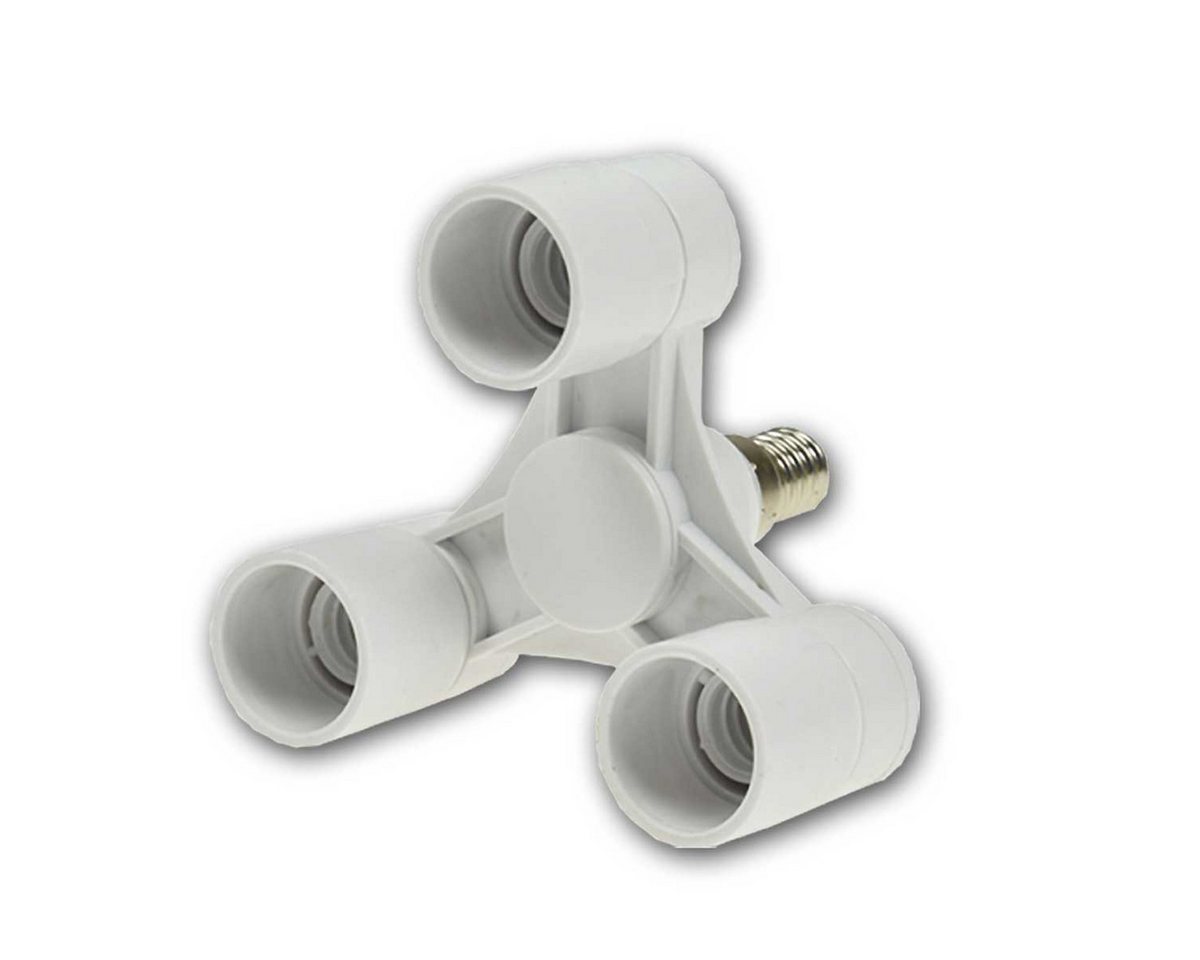 ChiliTec Lampenfassung 5xFassung "Triple" 3-fach Adapter, 3xE14 Fassungen ChiliTec Lampenfassung 5xFassung "Triple" 3-fach Adapter, 3xE14 Fassungen von ChiliTec