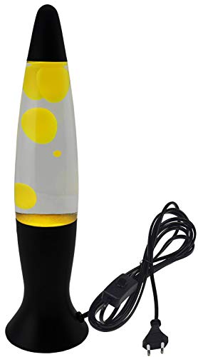 ChiliTec Lavalampe 40cm 1,5m Kabel Schalter Tischleuchte 230V inkl. Leuchtmittel Schwarz Gelb ChiliTec Lavalampe 40cm 1,5m Kabel Schalter Tischleuchte 230V inkl. Leuchtmittel Schwarz Gelb von ChiliTec