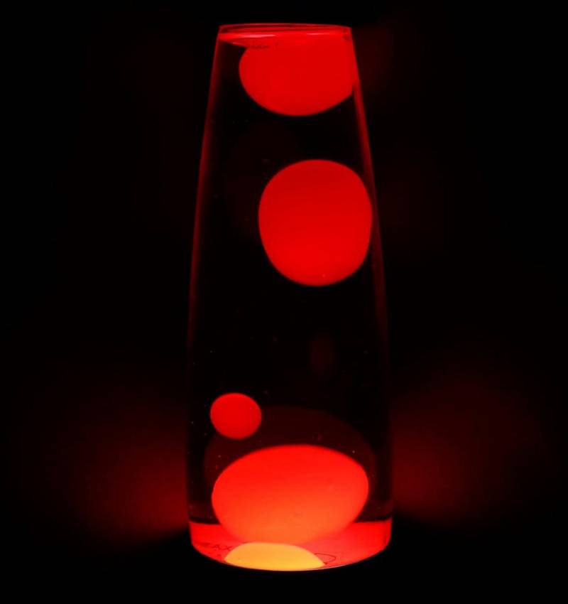 ChiliTec Lavalampe ChiliTec Lavalampe Wachslampe 40cm 1,5m Kabel mit Schalter Tischleucht von ChiliTec