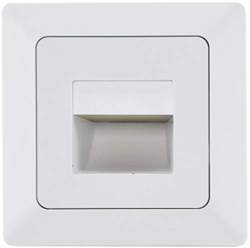 ChiliTec MILOS LED Wandeinbauleuchte Stufenleuchte Unterputz Weiß 1,5Watt 110Lumen für UP 60mm Dosen Treppen-Licht 3000k / Warmweiß ChiliTec MILOS LED Wandeinbauleuchte Stufenleuchte Unterputz Weiß 1,5Watt 110Lumen für UP 60mm Dosen Treppen-Licht 3000k / Warmweiß von ChiliTec