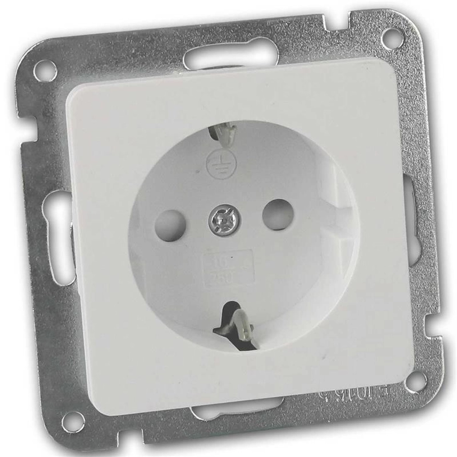 ChiliTec MILOS Schutzkontakt Steckdose Weiß Matt ohne Rahme ChiliTec MILOS Schutzkontakt Steckdose Weiß Matt ohne Rahme von ChiliTec