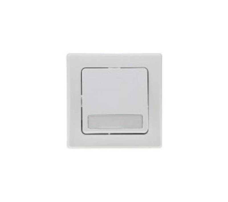 ChiliTec Schalter DELPHI Taster Klingeltaster Unterputz 0-250V~/ 10A mit 1-fach Rahmen von ChiliTec