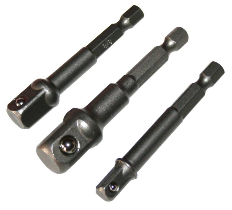ChiliTec Stecknuss 3 teiliges Bit Adapterset für Stecknüsse ChiliTec Stecknuss 3 teiliges Bit Adapterset für Stecknüsse von ChiliTec