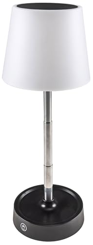ChiliTec Tischlampe Touch Akku Dimmbar LED Licht Warmweiß 3000k Höhe 11,5 bis 29cm einstellbar Schwarz von ChiliTec