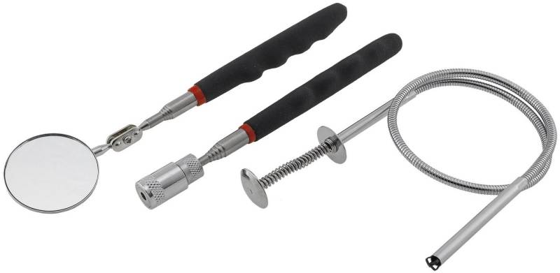 ChiliTec Trocknerball Pick up Tool Set "CT-3in1" 3 Tools Spiegel, LED mit Magnet,flexibel von ChiliTec