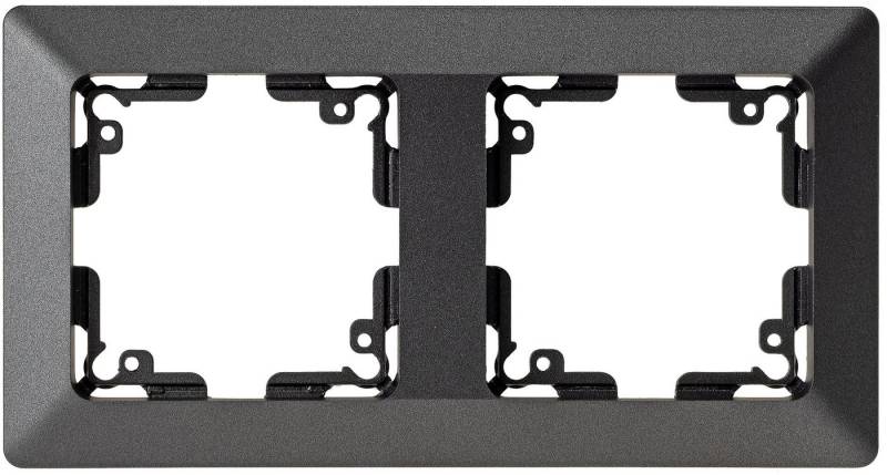 ChiliTec Unterputz-Steckdose MILOS Serie Steckdosen, Schalter, Rahmen, Dimmer, SAT, UP, Anthrazit von ChiliTec