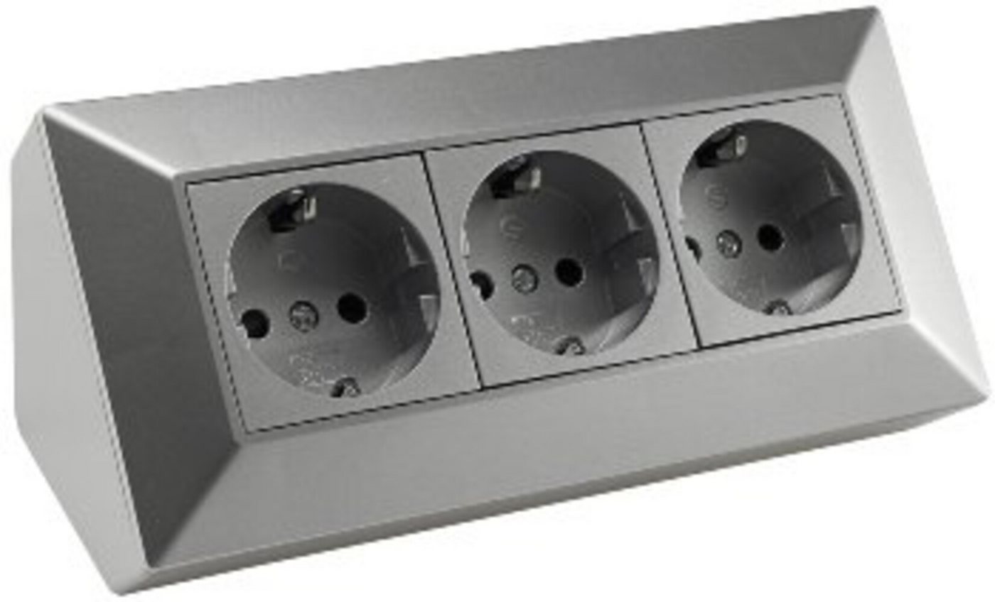 ChiliTec silber, 3600W, neutralweiß Mehrfachsteckdose ChiliTec silber, 3600W, neutralweiß Mehrfachsteckdose von ChiliTec