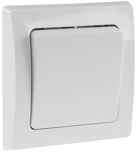 DELPHI Taster Unterputz 0-250V~/ max. 10A mit 1-fach Rahmen Abnehmbar Einbau 1 Stück Weiß DELPHI Taster Unterputz 0-250V~/ max. 10A mit 1-fach Rahmen Abnehmbar Einbau 1 Stück Weiß von ChiliTec