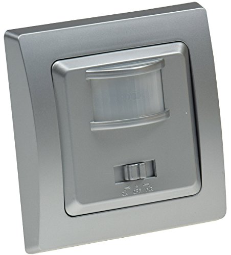 Delphi Bewegungsmelder 160° Unterputz 2-Draht 250V, Ersetzt einen Lichtschalter LED 3-100Watt Silber von ChiliTec