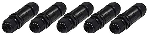 Kabelverbinder wasserdicht IP68 Verbindungsbox für Kabel I Dichtung für 5-12mm Ø für Pool Leuchten Pumpe 5 Stück von ChiliTec