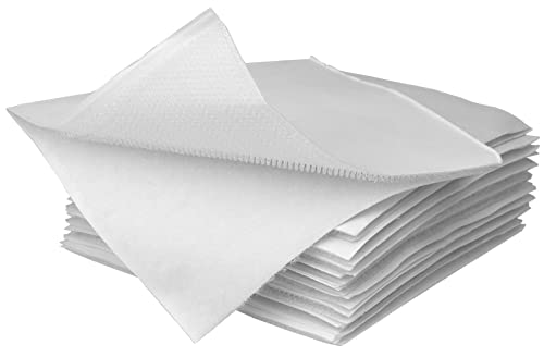 Klettband Klebe Pads 10er Pack 10x10cm I Beiseitig Haken & Flausch selbstklebend I Hängen Montieren ohne Bohren I Weiß von ChiliTec