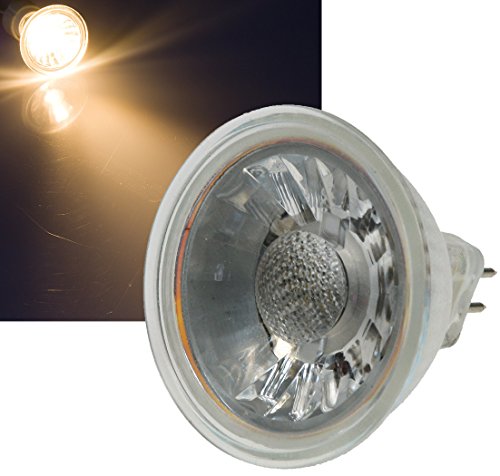 ChiliTec LED Strahler MR16 Lampe 12V 5W 440lm Ersatz Leuchtmittel für Halogen-Strahler für Einbaustrahler Leuchten 3000k Warmweiß von ChiliTec