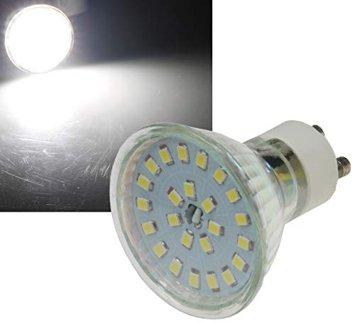 ChiliTec LED Leuchtmittel Lampe GU10 Strahler 4Watt 460Lumen 120° 230V - LED-Lampe Ersatz für 50 Watt Halogen Leuchtmittel 4000k Neutralweiß von ChiliTec