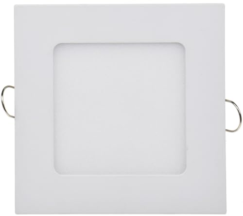 ChiliTec LED Licht-Panel Wand Decke Einbau I Eckig 12-30 cm I 230V I 6-24W I inkl. Trafo I 12mm flach I Lichtfarbe wählbar (neutralweiß, 12 x 12cm) von ChiliTec