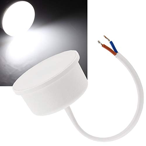 ChiliTec LED Modul flach Ersatz für GU10 Leuchtmittel - 230V 7Watt 550Lumen Ø50x24mm 120° - Lampe für Einbaustrahler Deckenspots Einbauleuchten - Neutralweiß von ChiliTec