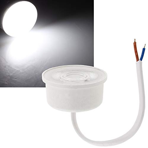 LED Modul flach Ersatz für GU10 Leuchtmittel - 230V 5Watt 380Lumen Ø50x24mm 38° - Lampe für Einbaustrahler Deckenspots Einbauleuchten - Neutralweiß LED Modul flach Ersatz für GU10 Leuchtmittel - 230V 5Watt 380Lumen Ø50x24mm 38° - Lampe für Einbaustrahler Deckenspots Einbauleuchten - Neutralweiß von ChiliTec