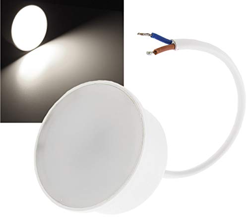 ChiliTec LED Modul flach Ersatz für GU10 Leuchtmittel - 230V 5Watt 408Lumen Ø50x24mm 120° - Lampe für Einbaustrahler Deckenspots Einbauleuchten - Neutralweiß von ChiliTec