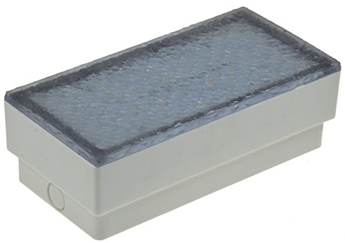 ChiliTec LED Pflasterstein Bodeneinbauleuchte Aussen 20x10x7cm 230V IP67 Befahrbar Wasserdicht Aussenbeleuchtung für Garten Einfahrt Terrasse Warmweiß von ChiliTec