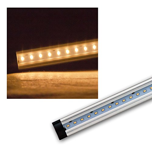 ChiliTec LED Unterbauleuchte 30cm Küchenleuchte Lichtleiste 3Watt 271 Lumen 12Volt Dimmbar Beleuchtung in Küche Regal Schrank verlängerbar warmweiß von ChiliTec