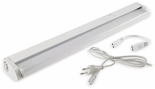 ChiliTec LED Unterbauleuchte Küchenleuchte 56cm 8Watt 913 Lumen - LichtfarbeWeiß Warmweiß einstellbar - Lichtleiste für Küche Bad Büro Regal - Schwenkbar Neigbar von ChiliTec