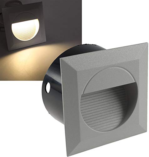 LED Wandeinbauleuchte Wegeleuchte IP65 Wetterfest Alu Gehäuse 230V Warmweiß LED Wandeinbauleuchte Wegeleuchte IP65 Wetterfest Alu Gehäuse 230V Warmweiß von ChiliTec