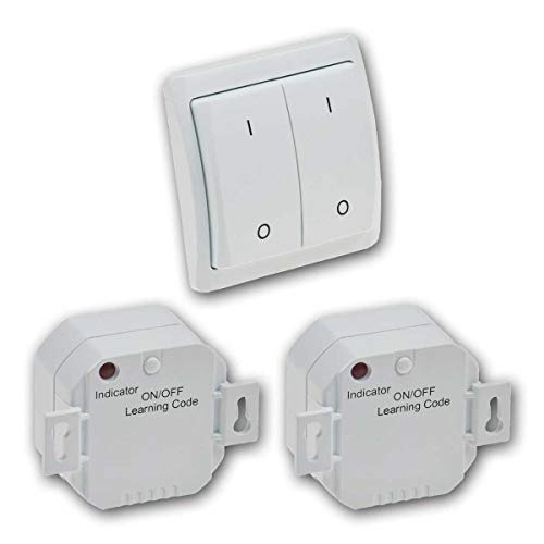 Set Funkschalter "Pilota Casa", 2x Empfänger/ 1x Schalter von ChiliTec