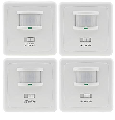 ChiliTec 3-Draht UP Bewegungsmelder 160° 9m Reichweite LED geeignet Unterputz Montage Infrarot 4 Stück Weiß ChiliTec 3-Draht UP Bewegungsmelder 160° 9m Reichweite LED geeignet Unterputz Montage Infrarot 4 Stück Weiß von ChiliTec