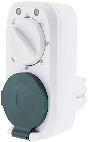 Zeitschaltuhr mit Timer Aussen Countdown IP44 Dämmerungssensor 2-4-6-8 Stunden 230V / 3600W Steckdose mit Schutzdeckel Schaltung von Beleuchtung im Aussenbereich Zeitschaltuhr mit Timer Aussen Countdown IP44 Dämmerungssensor 2-4-6-8 Stunden 230V / 3600W Steckdose mit Schutzdeckel Schaltung von Beleuchtung im Aussenbereich von ChiliTec