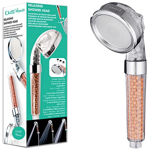 Duschkopf Kalkfilter - Duschkopf Wassersparend - Ionic Shower Head - Duschkopf Druckerhöhend - Kalkfilter Dusche - Duschkopf mit Filter - Wassersparender Duschkopf - Duschkopf Filter (Modell 0) von Chill House