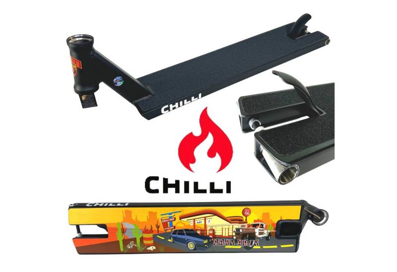 Chilli Pro Scooter Stuntscooter Chilli Pro Gary Ably Stunt Scooter Hybrid Deck 56cm Schwarz von Chilli Pro Scooter