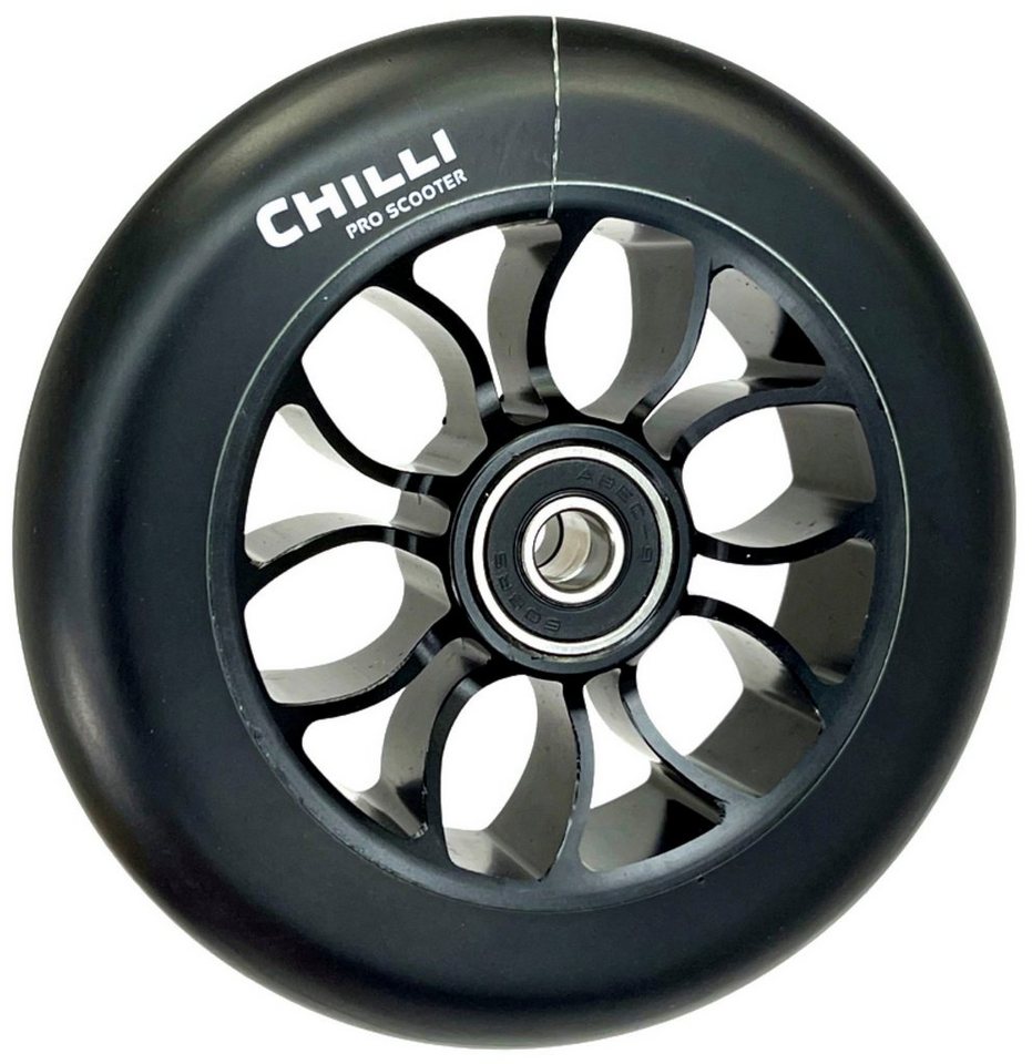 Chilli Stuntscooter Chilli Stunt-Scooter Rolle spoked Reaper Grim 110mm Schwarz/PU Schwarz von Chilli