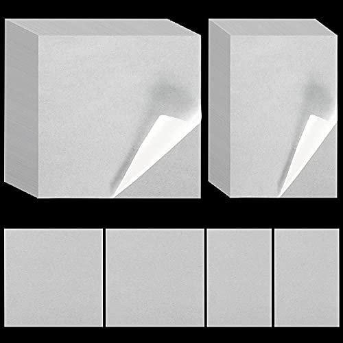 Chilliyin 200 Stück Diamond Painting Freigabepapier 15 * 15, 15 * 10 cm Doppelseitige Antihaft-Abdeckung Ersatz 5D Zubehör Werkzeug für Erwachsene und Kinder von Chilliyin