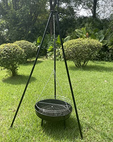 CHILLROI Schwenkgrill Indiana Holzkohlegrill Hängegrill Feuergrill von Chillroi