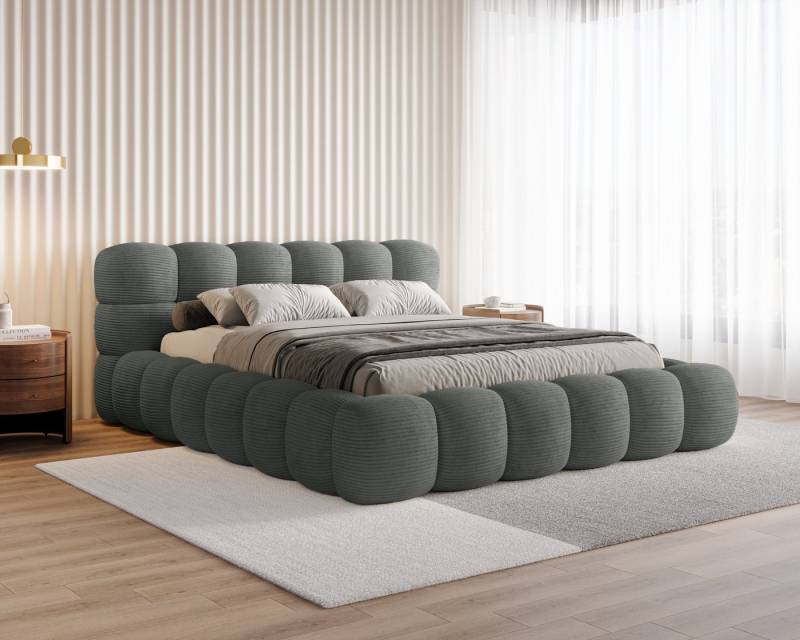 Chilly Möbel Polsterbett Stone Cord Stoff 140x200 cm mit Stauraum Poso 60 Chilly Möbel Polsterbett Stone Cord Stoff 140x200 cm mit Stauraum Poso 60 von Chilly Möbel