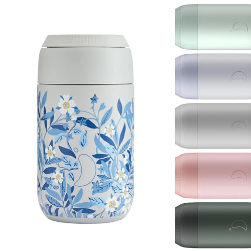 Chilly's Serie 2 Isolierter Kaffebecher - Doppelwandige Tasse mit Deckel - BPA-Freier Edelstahl - Brighton Blossom, 340ml Chilly's Serie 2 Isolierter Kaffebecher - Doppelwandige Tasse mit Deckel - BPA-Freier Edelstahl - Brighton Blossom, 340ml von Chilly's