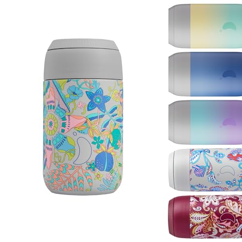 Chilly's Serie 2 Isolierter Kaffebecher - Doppelwandige Tasse mit Deckel - BPA-Freier Edelstahl - Liberty - Tropical Trails, 340ml von Chilly's