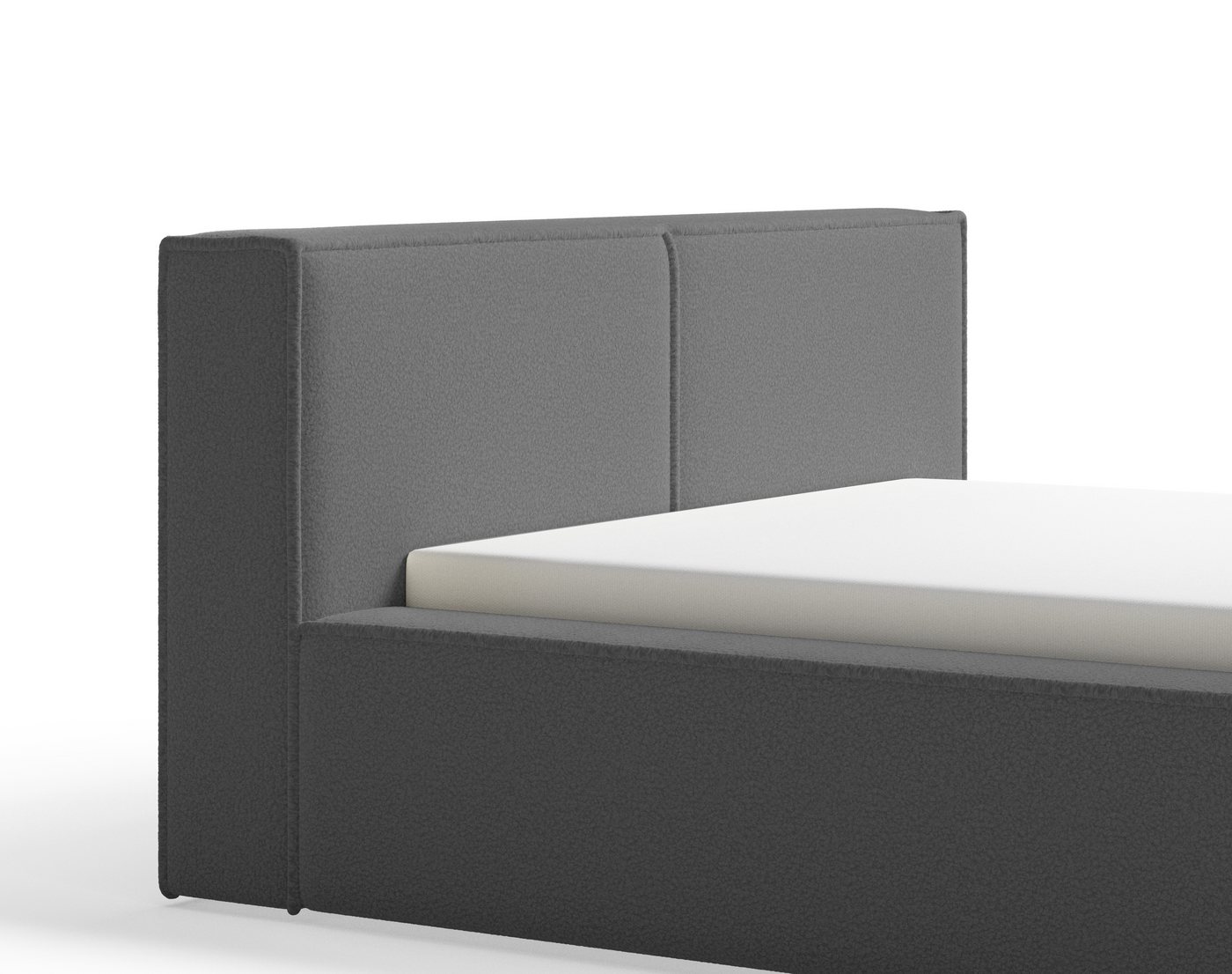 Chilly. Polsterbett Lugano Dunkelgrau Quelle92 140x200cm mit Stauraum - modernes Design von Chilly.
