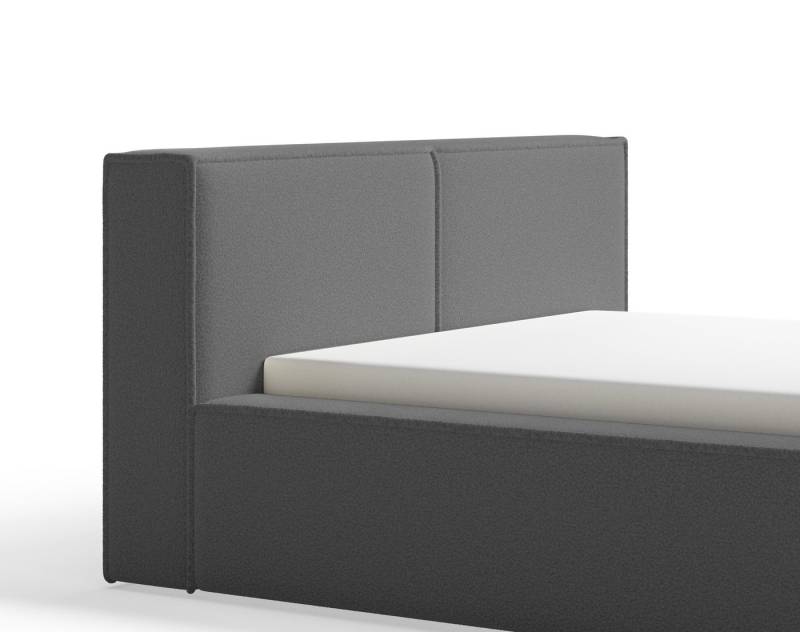 Chilly. Polsterbett Lugano Dunkelgrau Quelle92 180x200cm mit Stauraum - modernes Design von Chilly.